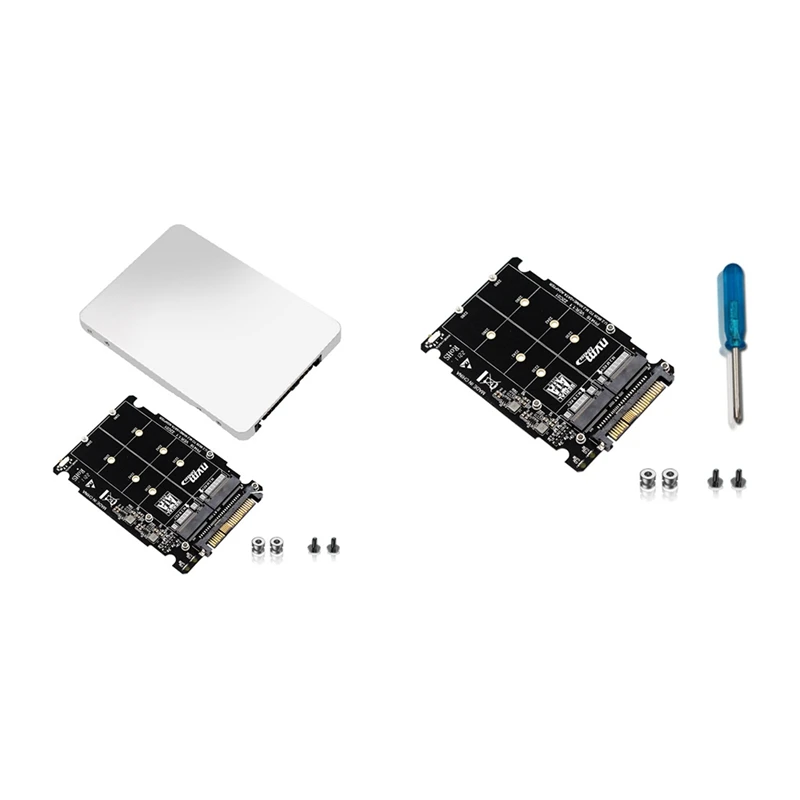 M.2 SSD To U.2 Adapter 2In1 M.2 Nvme And SATA-Bus NGFF SSD To PCI-E U.2 SFF-8639 Adapter Pcie M2 Converter