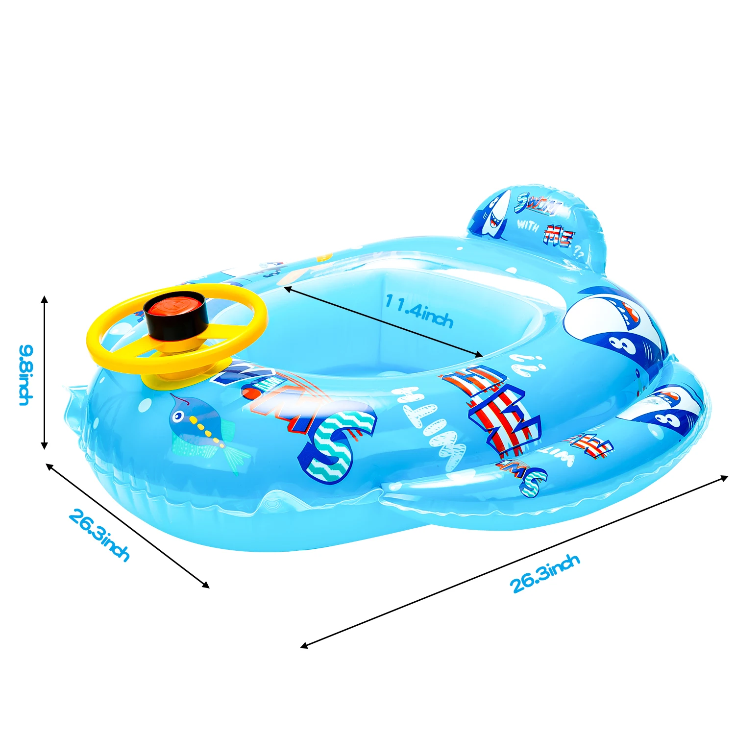 Inflatable Children Swimming Ring Toys Water Play Game Seat Bathtub Float Toddler Swim Circle Summer Fun Pool Summer Beach Party