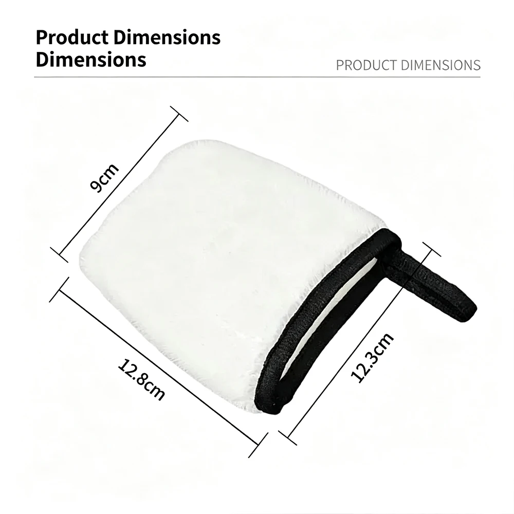 AUTOBRIGHT Mikrofaser-Auto-Reinigungshandschuh, doppelseitiger Staubentfernungshandschuh, sanft zu Leder, Kunststoff, Stoff und Innenflächen – Detail 4