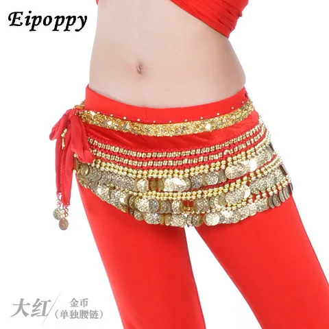 Dancer Buikdans Tailleketting Indian Dance Kostuum Pak Beginner Riem Gewogen Taille Sjaal Top Danse Orientale