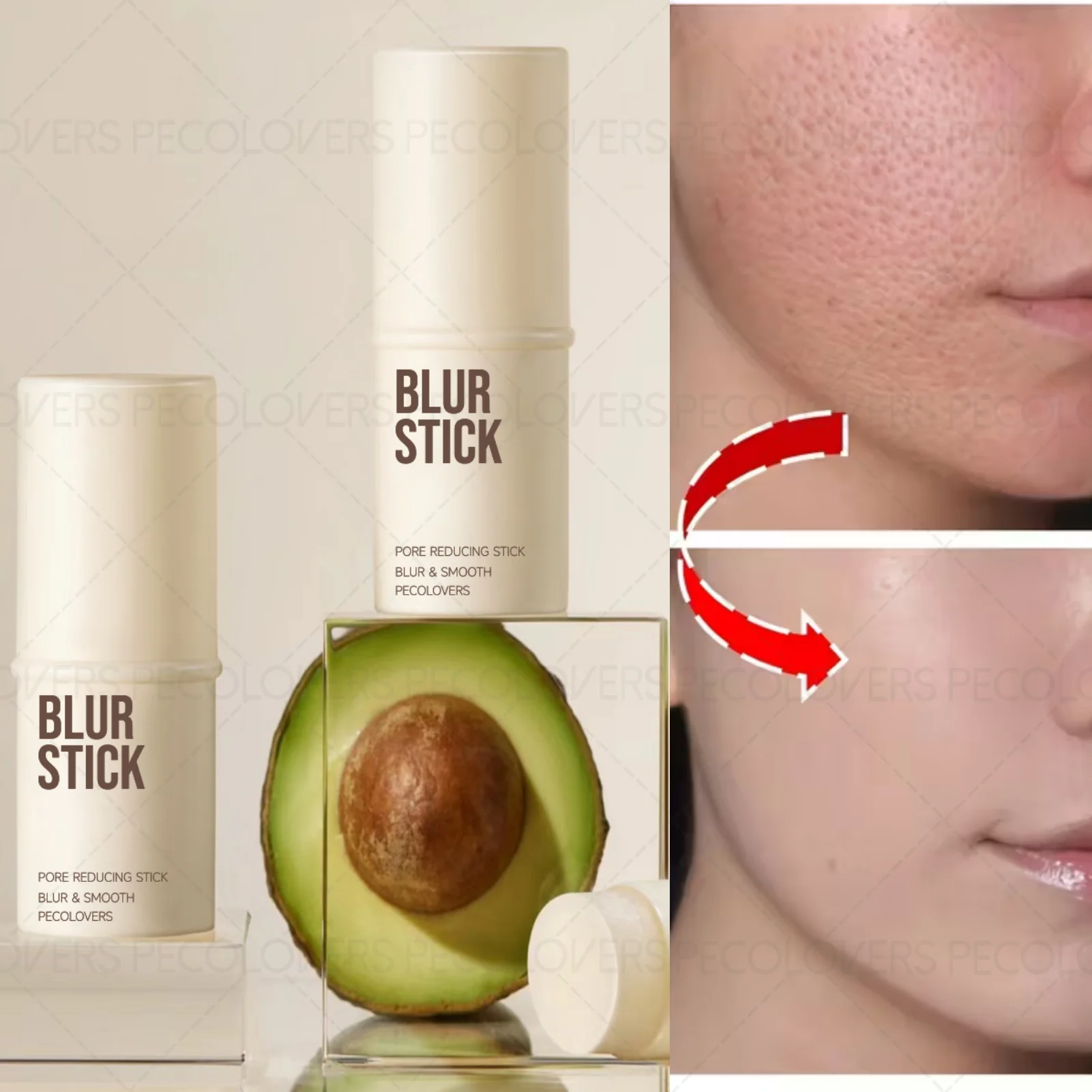 1PC Matte Invisible Pore Face Primer - ติดทนนาน เนื้อบางเบาไม่เหนียวเหนอะหนะ ฐานรองผิวเรียบเนียนสำหรับทุกสภาพผิว