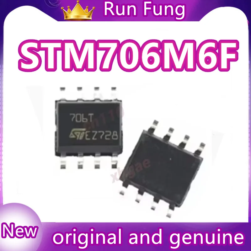 

STM706M6F Микросхема монитора мощности 706 SOP8 с трафаретной печатью, 1 шт./лот