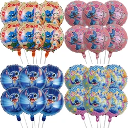 6Pcs 18inch Disney Stitch Balloons Birthday Party Decorations Cartoon Foil Balloon for Baby Shower Birthday Party Kids Toy Gifts