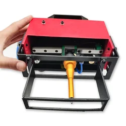 Portable Metal Pneumatic Dot Peen Marking Machine 100*20mm Metal Marking Engrave Machine  Frame Chassis Number EU/US/UK PlugType