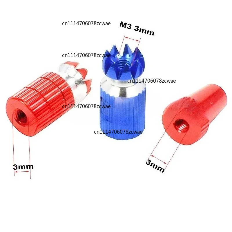 for Aluminum Stick Grips M3 Gimbal Sticks End F Spektrum DX6i/DX8/DX9 FrSky Futaba Flysky Non-Slip Gimbal Thumb Caps