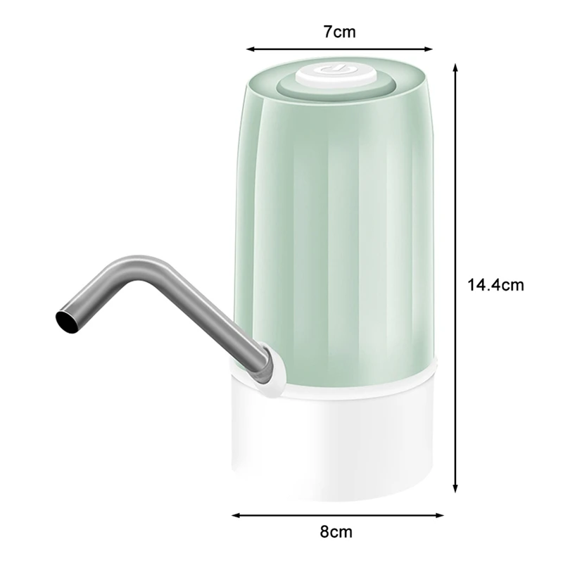 Electric Water Bottle Pump Barreled Water Automatic Drinking Water Dispenser USB Charge Water Pump For 4.5-19L