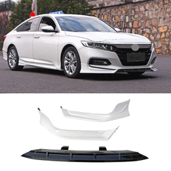 Front Bumper Spoiler Lip Lower Body Kit Diffuser Splitter Tuning Guard For Honda Accord 10 Gen 2018 2019 2020 2021 Glossy black