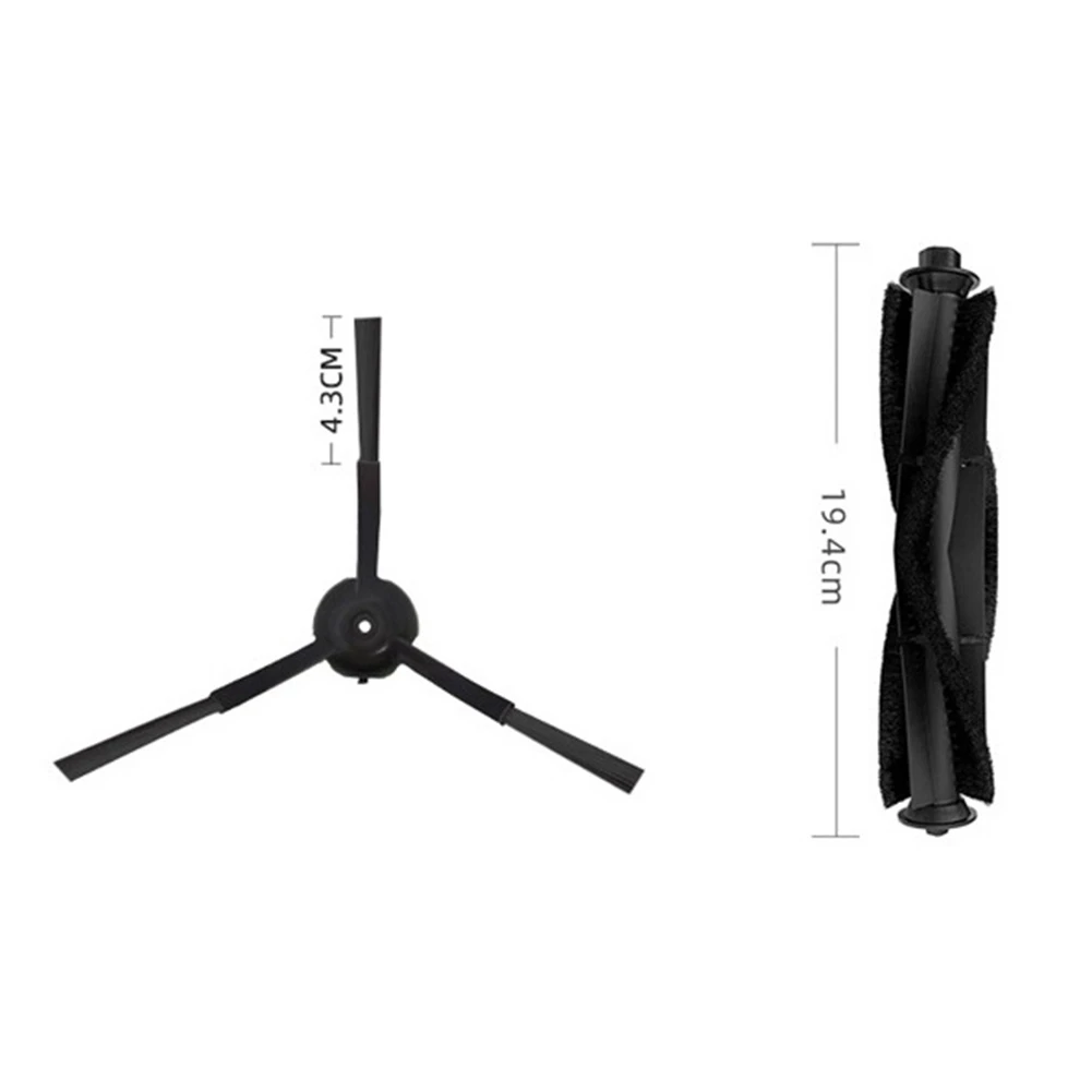 ロボット掃除機用スペアパーツ,HEPAフィルター,メインおよびサイドブラシ,Nabot n2 lite用スペアパーツ