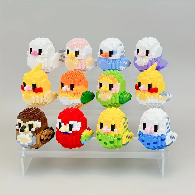 250 шт., Детский конструктор «попугай»