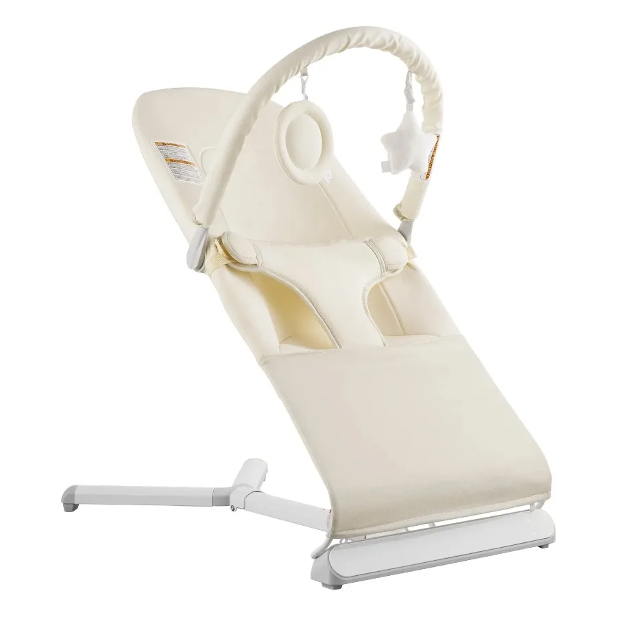 VEVOR Baby Bouncer Cadeira dobrável para bebês de 0 a 9 meses com barra de brinquedos