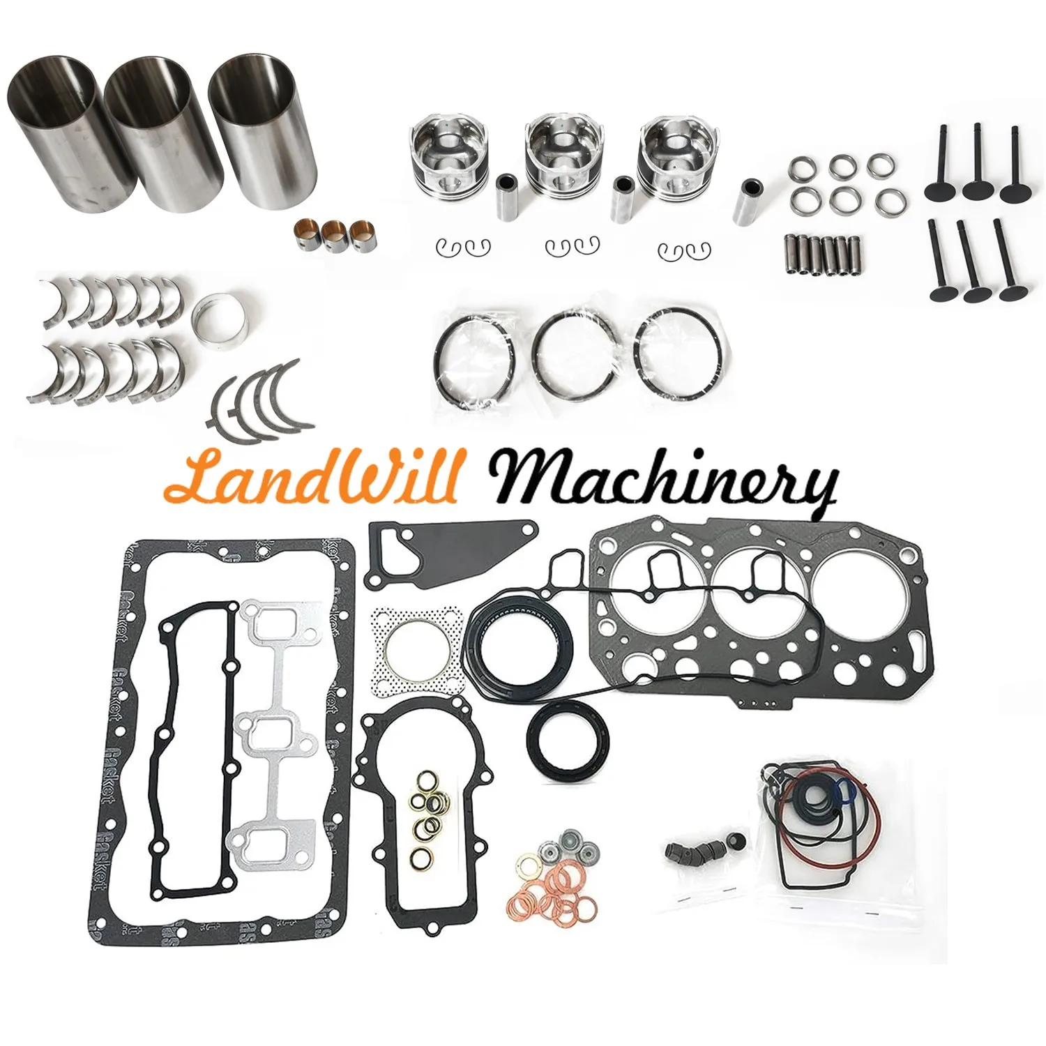 3TNM72 Overhaul Rebuild Kit Fits For Yanmar Engine