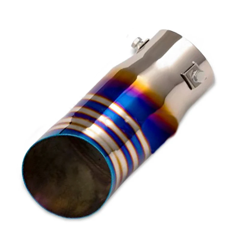 68mm Car Exhaust Muffler Tips RearTail Pipes universal stainless steel auto Exhaust Tailpipe Tip Tail Muffler Tip Car acessories