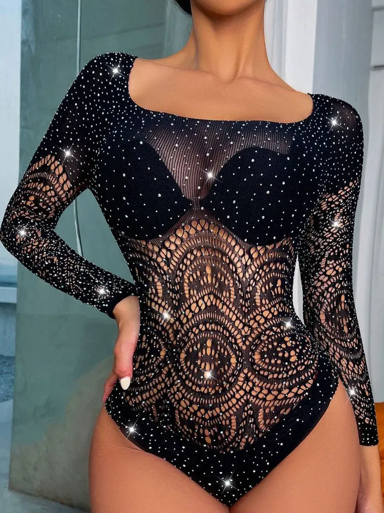 Sexy lange Sve Me bodycon rok dansbasislaag doorzichtige kleding hoge taille nylon woon-werkverkeer Sle ort broek