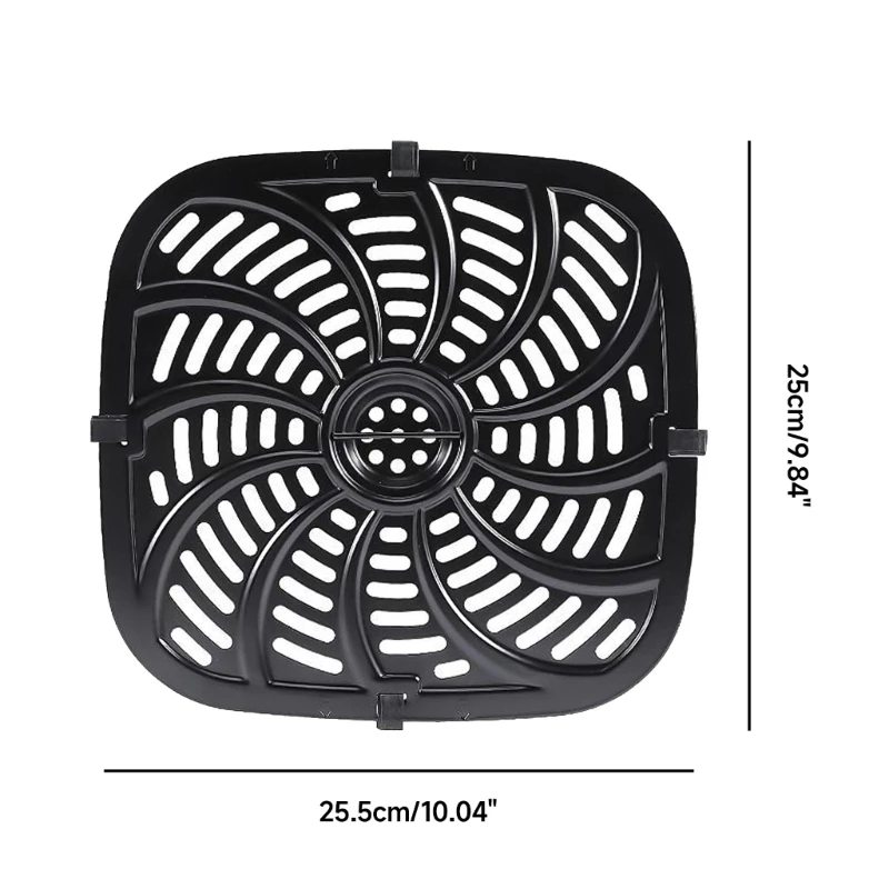 Frytownica powietrzna Patelnia grillowa Separator żywności Przegroda Powłoka do smażenia Taca na patelnię dla Chefman 8QT