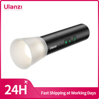 Ulanzi LM07 Videography Flashlight Zoomable Photography Fill Light Ambience Light with 1/4'' Thread for Camera Stand Cage