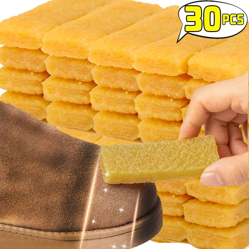 30/1PC Shoes Cleaning Eraser Wipes Suede Sheepskin Matte Leather Shoes Care Decontamination Home Leather Rubber Eraser Stick