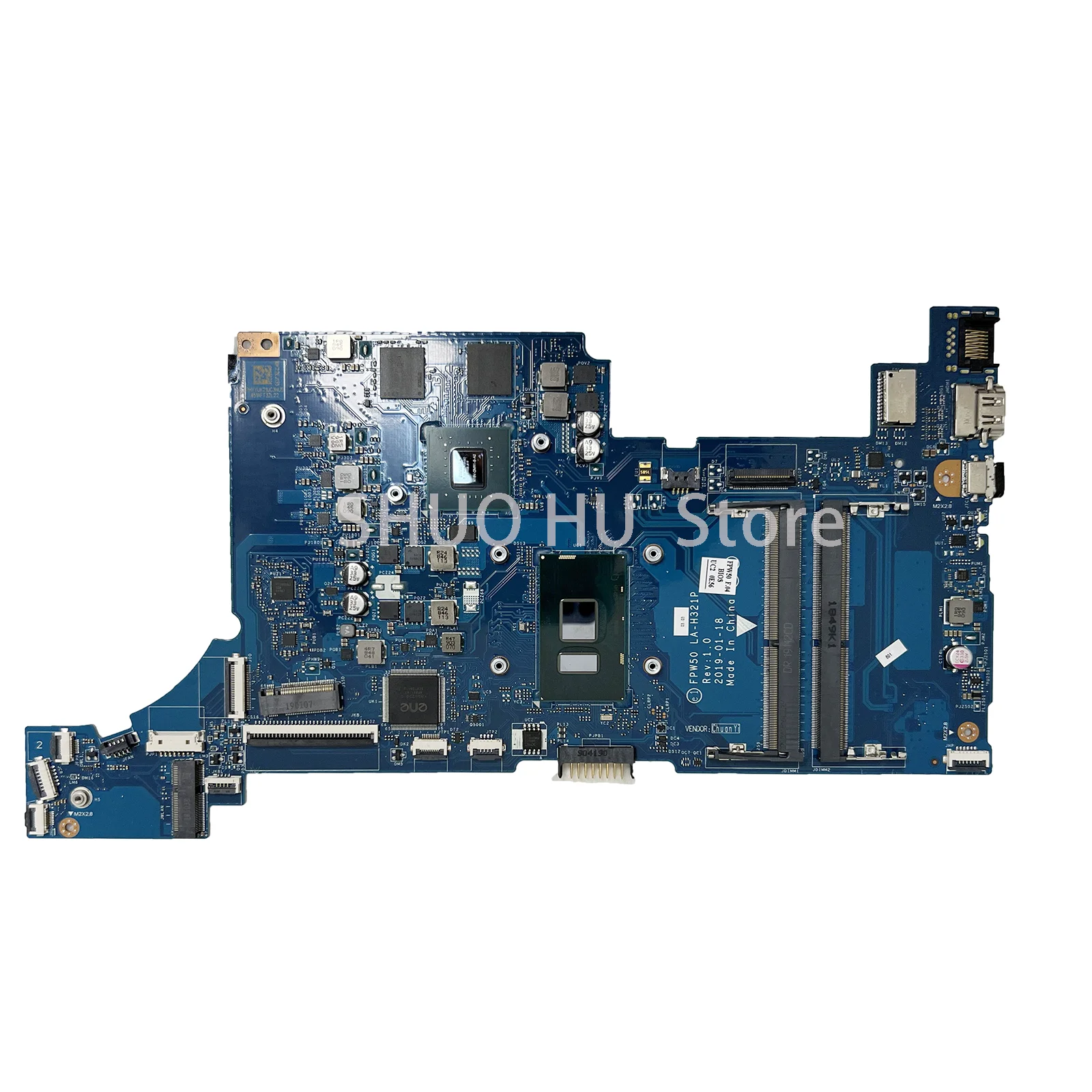 KEFU LA-H321P Mainboard For HP 15S-DU 15-DW 15S-DR Laptop Motherboard L53706-601 L53706-001 With I3-7020U I5-7200U I7-7500U MX11