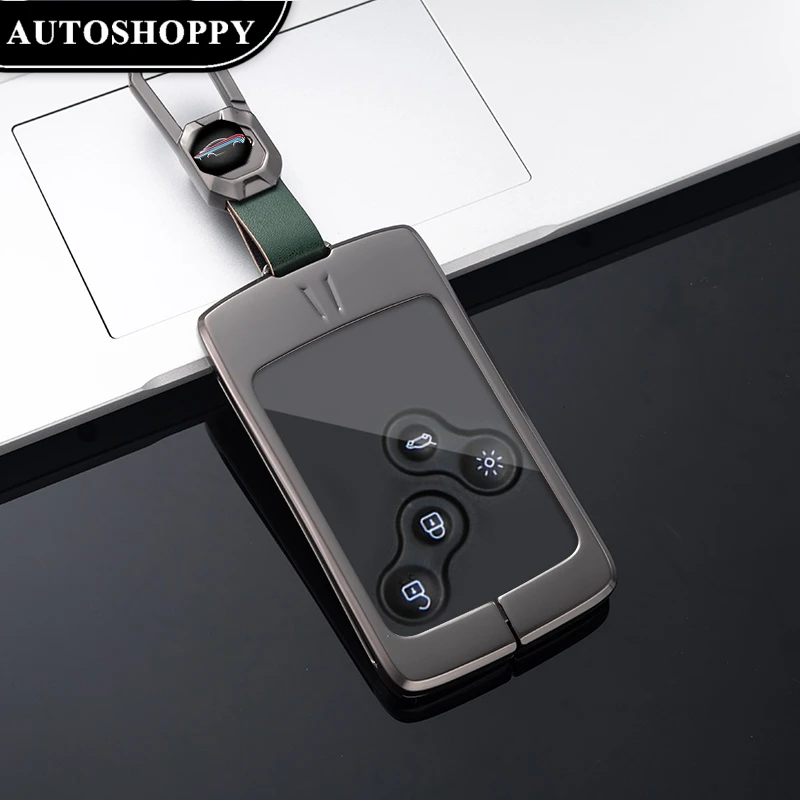 

New Metal Car Key Case Cover For Renault Megane 2 3 Clio Scenic Duster Kaptur Captur Logan Laguna Zoe Koleos Danilo Nema Fluence