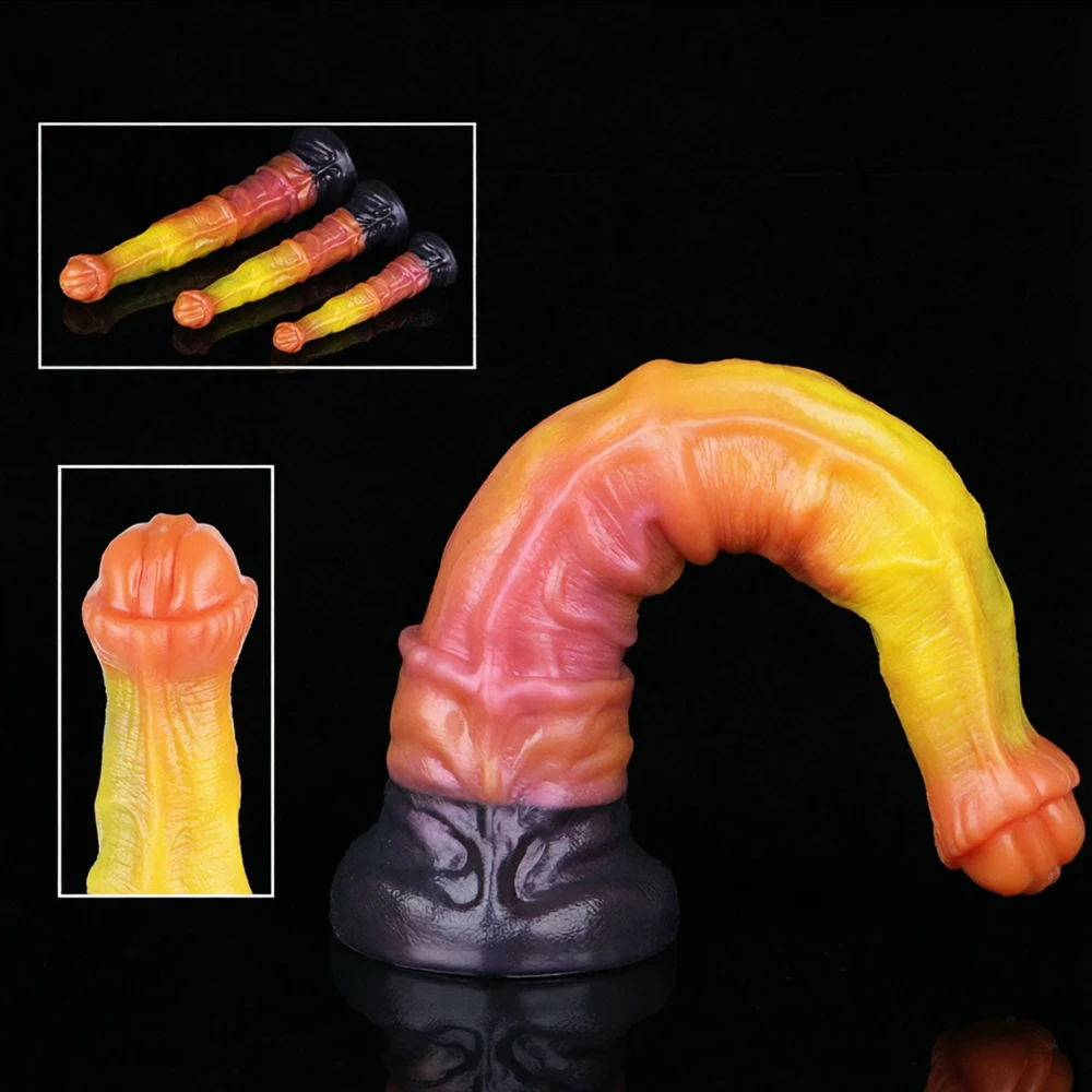 GBAR Super Long Horse Cock Dual Layer Penis Vagina Masturbator Giant Dildo Prostate Massager Soft Anal plug Sex Toys For Adult