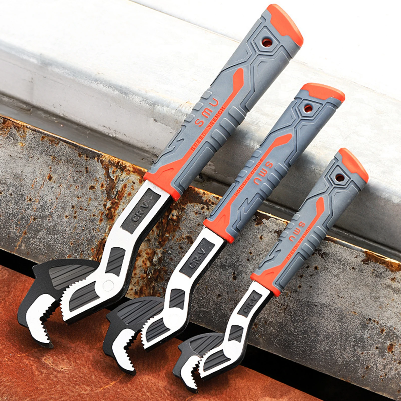 

Самоблокирующиеся ключи 6/8/10 дюймов, универсальный сантехнический ключ, силовая рукоятка, подходит для различных инструментов для ремонта