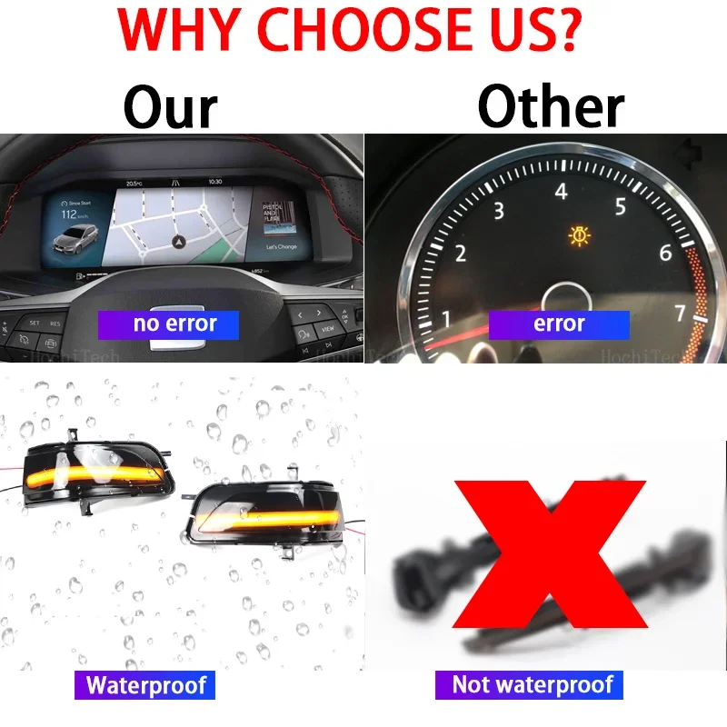 モデルcrv,CR-V, 2007, 2008, 2009, 2010用のダイナミックターンシグナルライト,ミラーバックミラーインジケーター