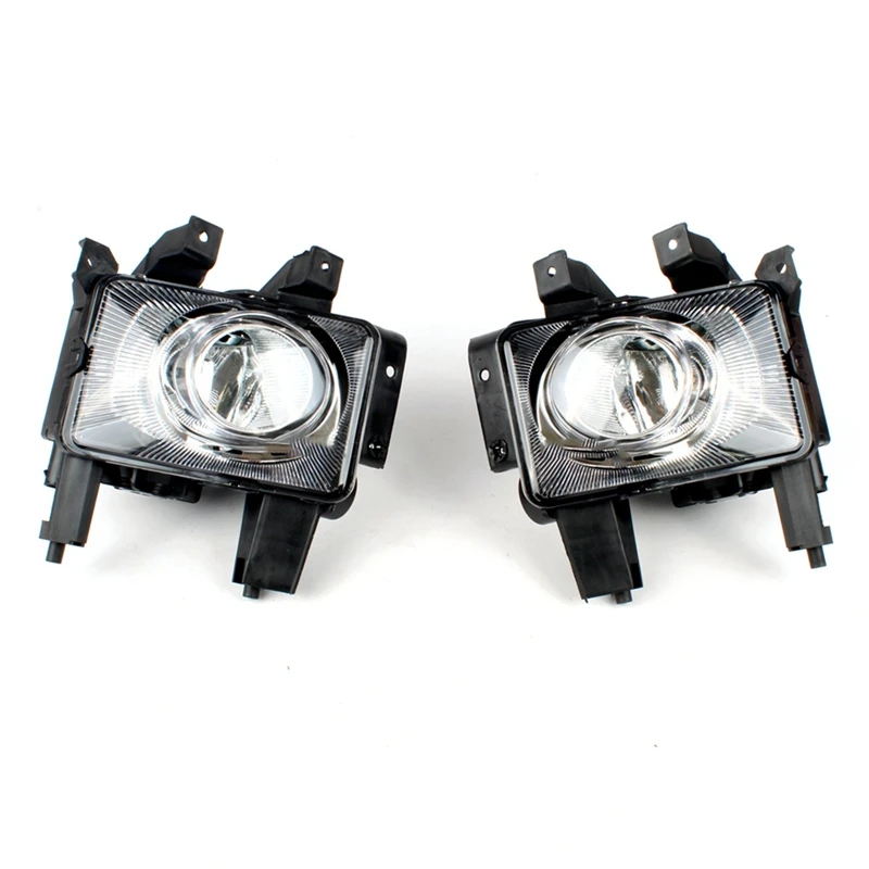 

1Pair Car Front Bumper Fog Lights Driving Lamp Foglight Without Bulb For Opel Vauxhall Astra H Zafira 2004-2011