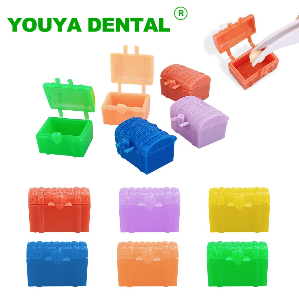 50pcs Baby Tooth Box Organizer Milk Teeth Storage Children's Souvenir Save Baby Teeth Keepsake Holder Container Newborn Gift Box