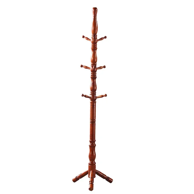 

Coat rack living room bedroom creative floor wood simple wood hanger wholesale solid wood coat rack