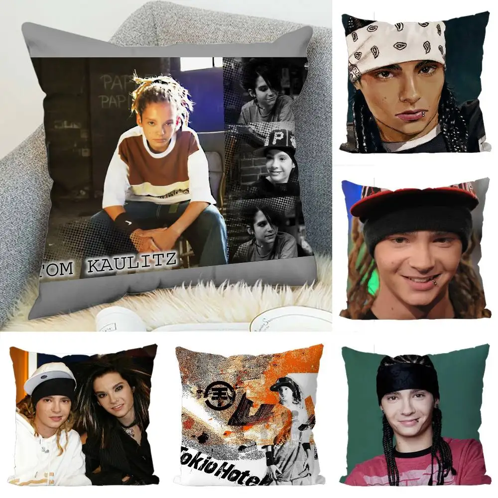 

Tom Kaulitz Pillow Case Luxury Double-sided For Car Pillows 45x45 Cushions Cover Home And Decoration Sofa Pillowcase 50x50