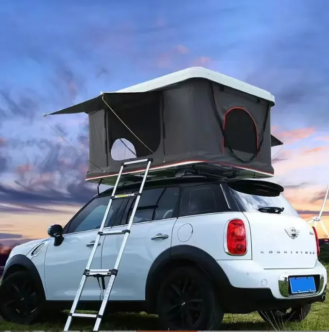 Vertical support automatically open Camping Tent ABS Hard Shell High Quality Car  Foldable SUV Car Roof Top Tent