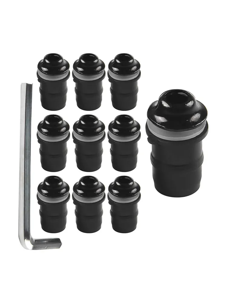 

Black 10pcs M5 Motorcycle Windshield Bolts Screws Nut Fastener Kit Windscreen Motorcycle Windshield 5MM Screw Accessories