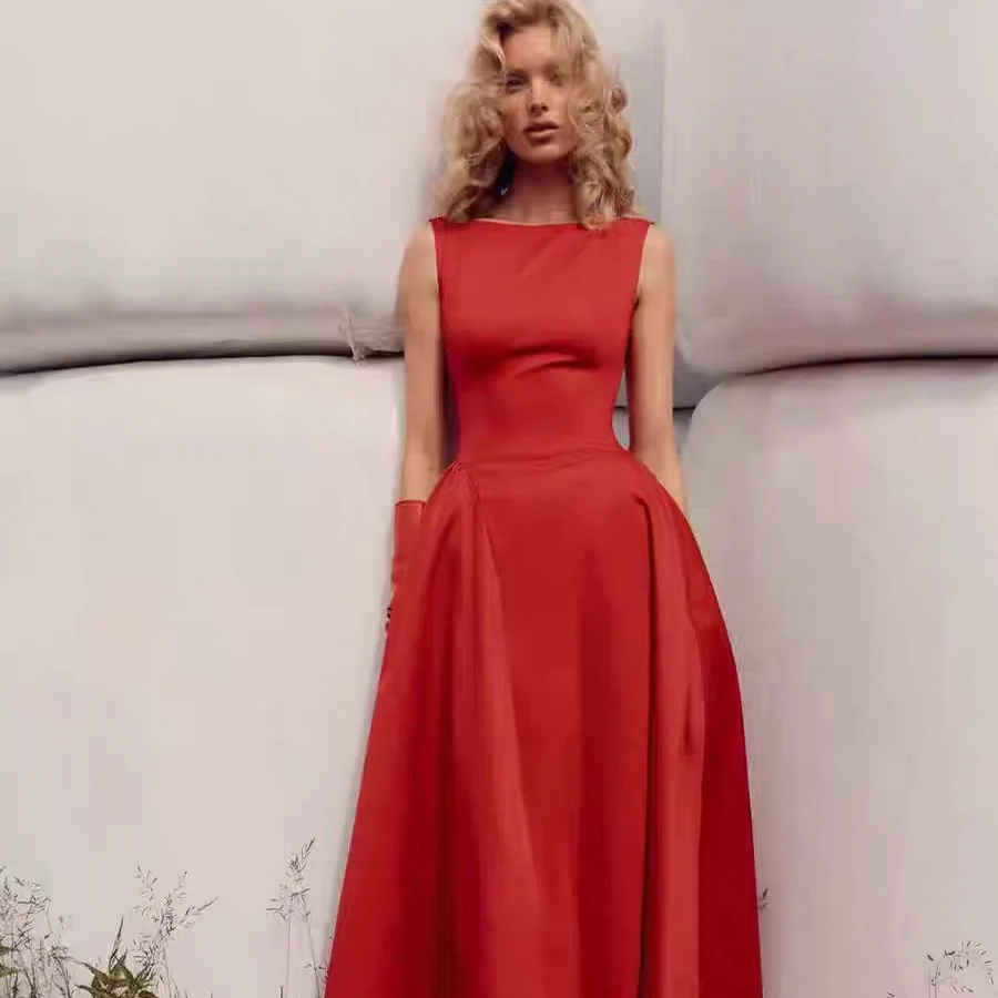 

Новая женская юбка А-силуэта Ele Slim Fit Svel Pure Color Dr Helsa25 с эластичным поясом, из полиэстера...