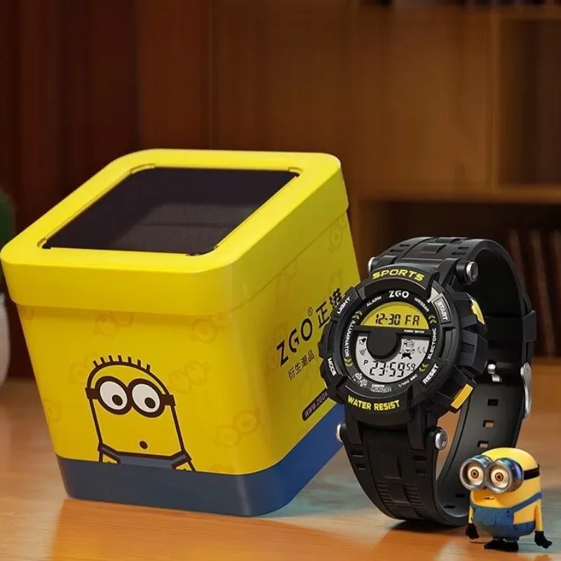 

Minionsed Waterproof Sports Electronic Watch for Teenagers Middle & High School Students Casual Digital Wristwatch