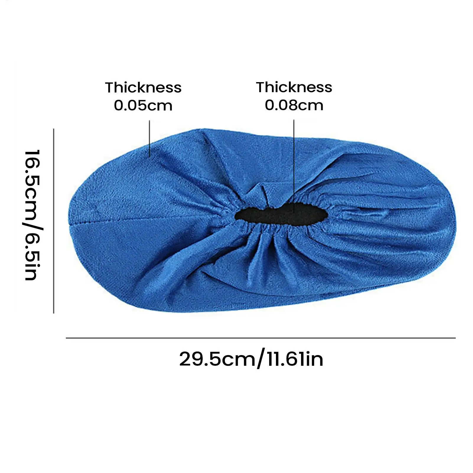 Non-Slip Shoe Covers with Full Sole Protection Soft Fabric Guards Against Dirt & Scuffs For Home, Office, Gym & Indoor Workplace