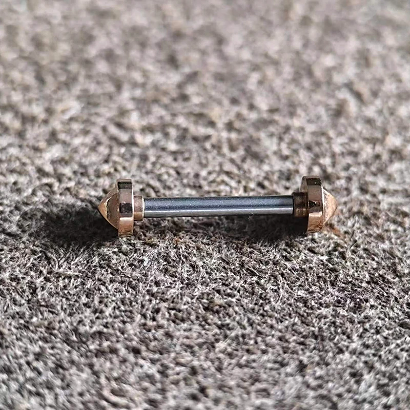 Waterproof Watch Strap End Connection Rod, Ouro, Prata, Rosa, Aço, Parafuso, 12mm