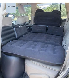 Ultra-soft Flocking Environmental Fabric SUV Car Inflatable Bed Air Cushion Bed Car Travel Bed Portable and Comfortable
