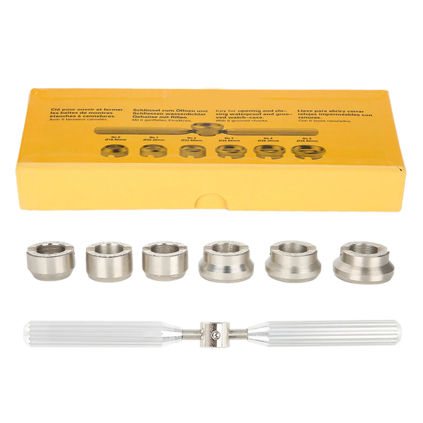 Watch Back Case Cover Opener Remover Wrench Dies Repairer Tool Set for Rolex Oyster Watch Back Case Remover