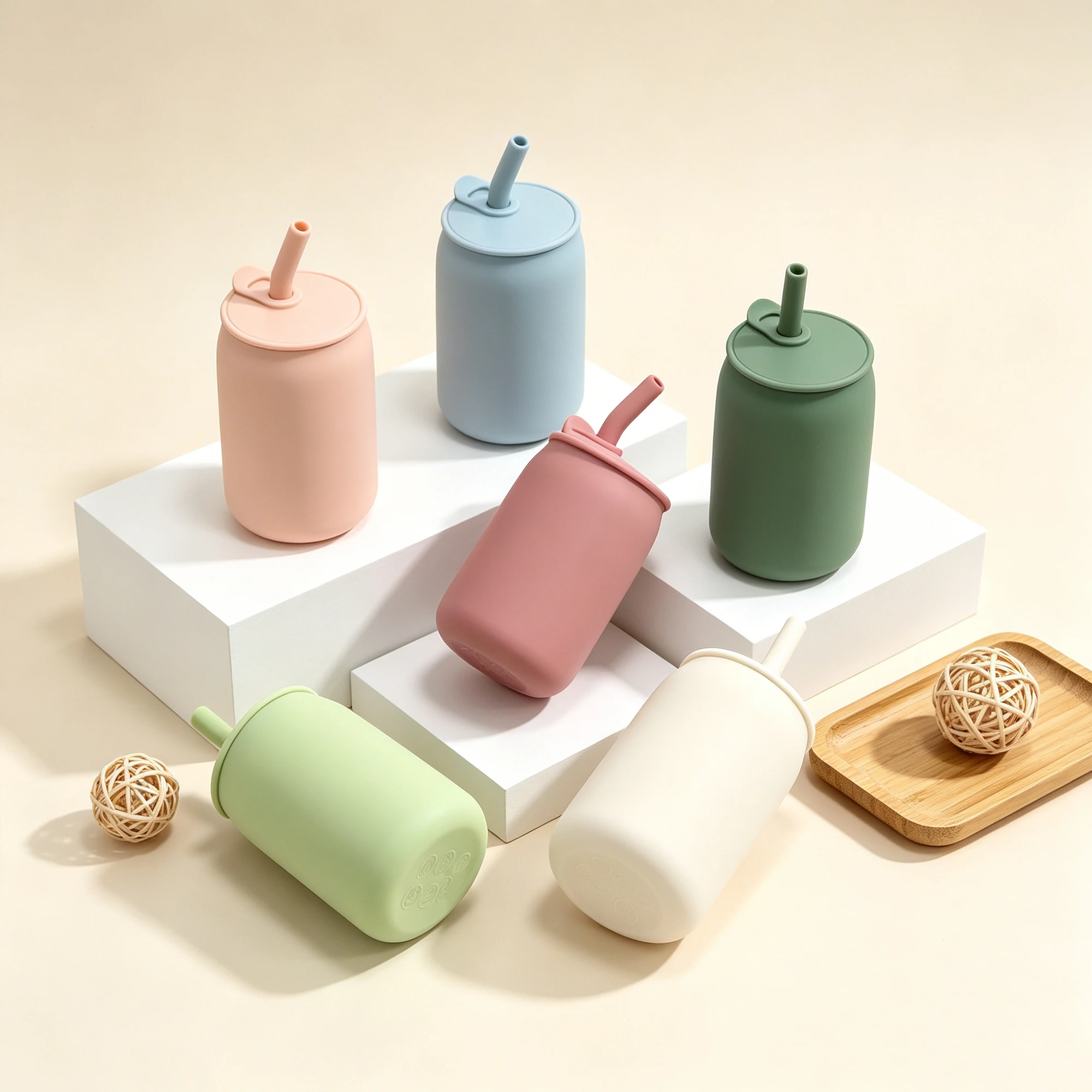Baby Food Hipp - Baby Silicone Sippy Cup Simulation Can