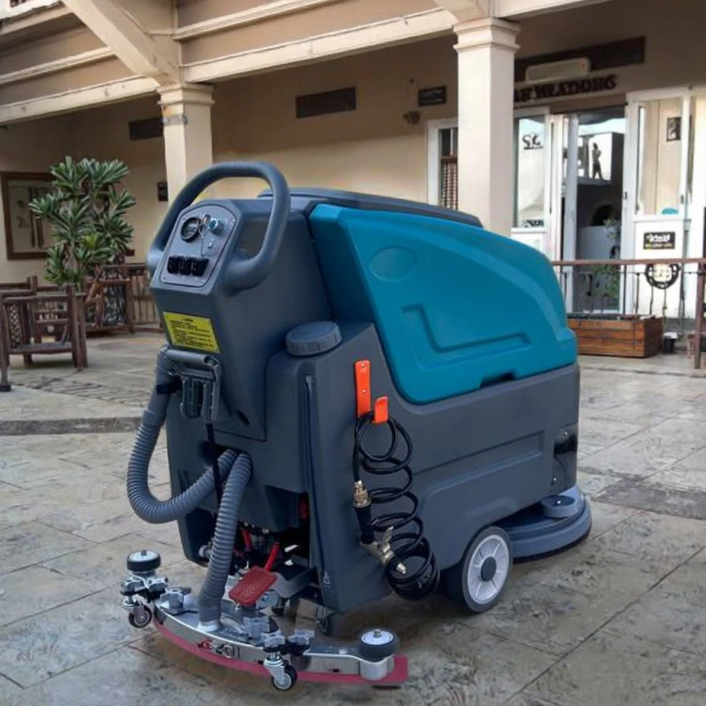 

Heavy Duty Ride-on Floor Scrubber Machine For Industrial Warehouse Factory Workshop Professional Electric Cleaning Scrubber