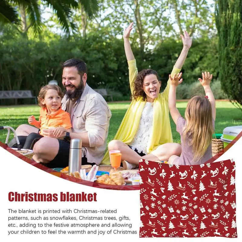 Flannel Throw Blanket Warm Flannel Christmas Blanket Soft Decorative Blanket Breathable Throw Blanket For Sofa Cribs Strollers