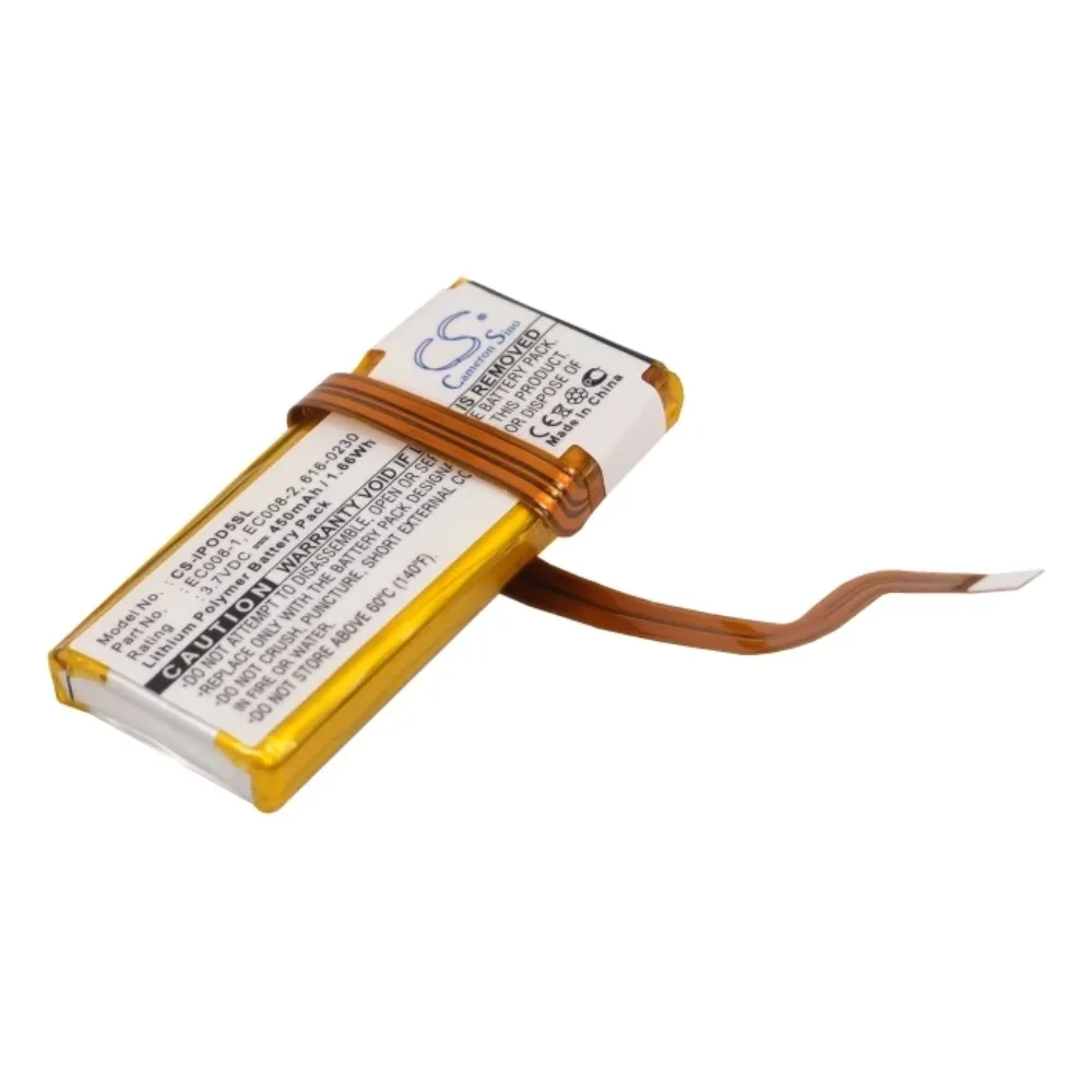 

Replacement Battery for Apple iPod Classic 6th g eN MB147 80G, iPod Classic 6th g eN MB147C/A , iPod Classic 6th g eN MB147J/A