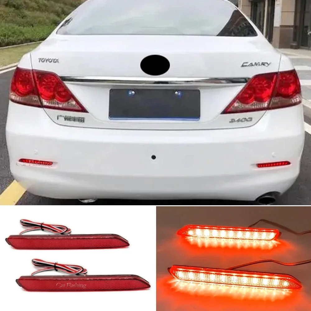 

New！ For Toyota Camry Sienna Reiz LED Brake Rear Bumper Reflector Lamp Warning Tail Lights For Innova ISF GX470 RX300 Stop Light