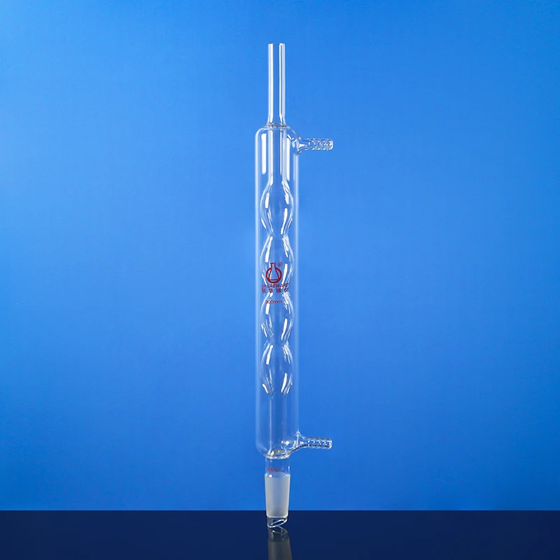 LH LABWARE Spherical condenser, Ball condenser, Cooling length 300mm, Joint 24#, Borosilicate glass, LH-184