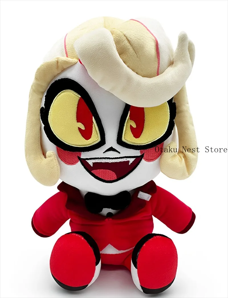 Peluche Original de Anime Hazbin Hotel Charlie Morningstar, Juguete de Peluche, Figura de Algodón, Mascota, Regalo de Cumpleaños