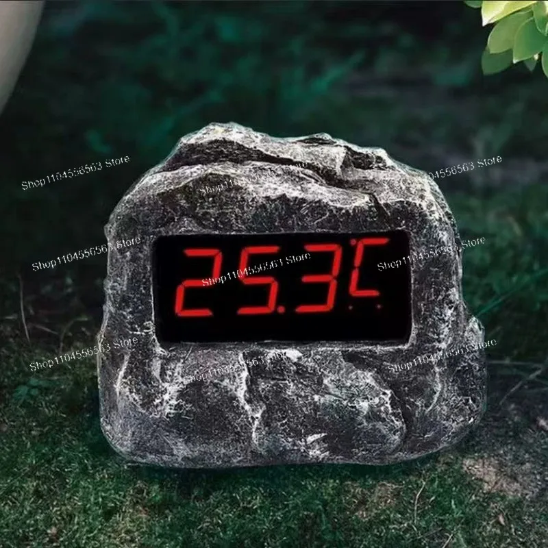 Imitation stone bath temperature display with probe Pool swimming pool Hotel cold storage Waterproof water temperature meter