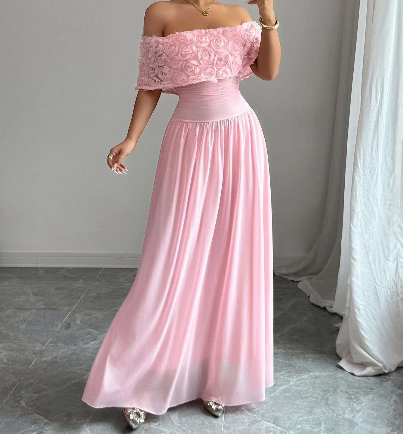 مزاجه أنيقة حمالة الراقية تنورة طويلة فستان نسائي فستان نسائي 2025 الخريف والشتاء