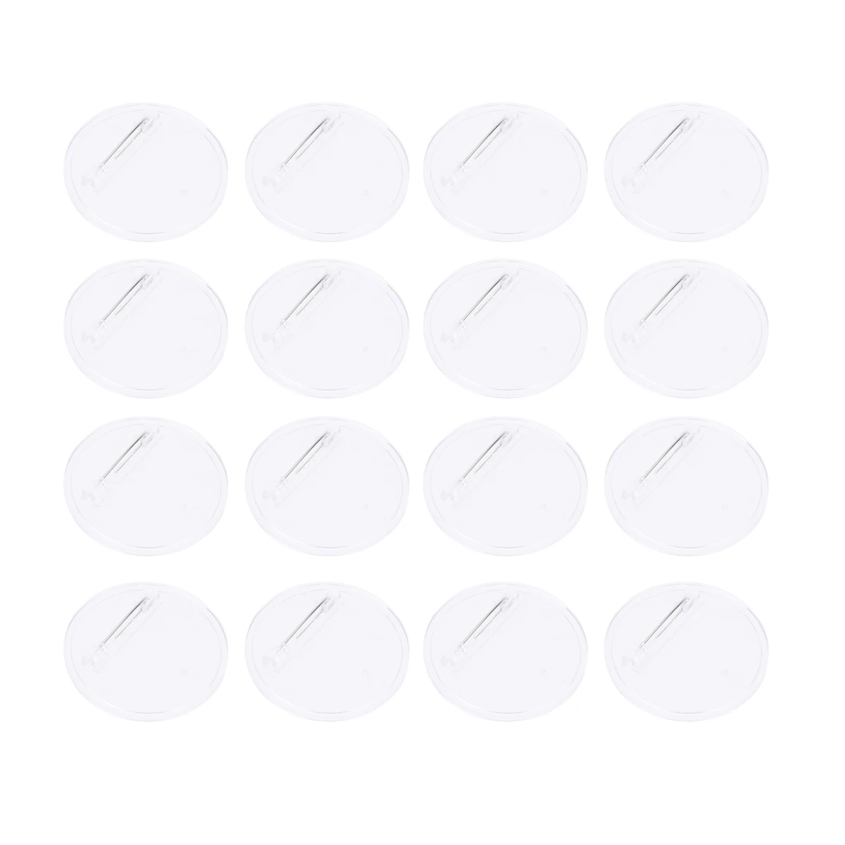 

30pcs Acrylic Accessory Transparent Round Badge Diy Decoration Acrylic Badge Accessory Family Gift 60Mm Diameter