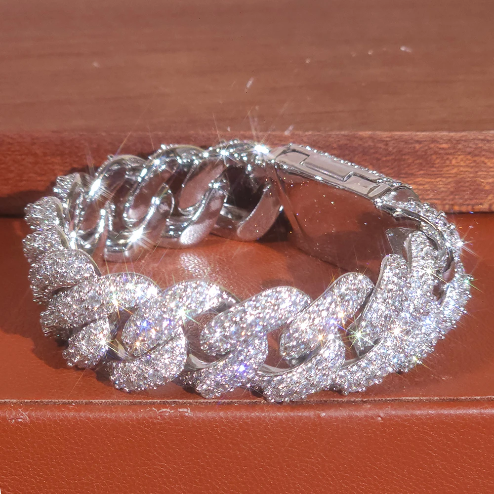 

ICEC полный браслет с кубическим цирконием, модный браслет в стиле хип-хоп, уличный браслет с зубцами, изысканный одинаковый наряд для ювелирных изделий