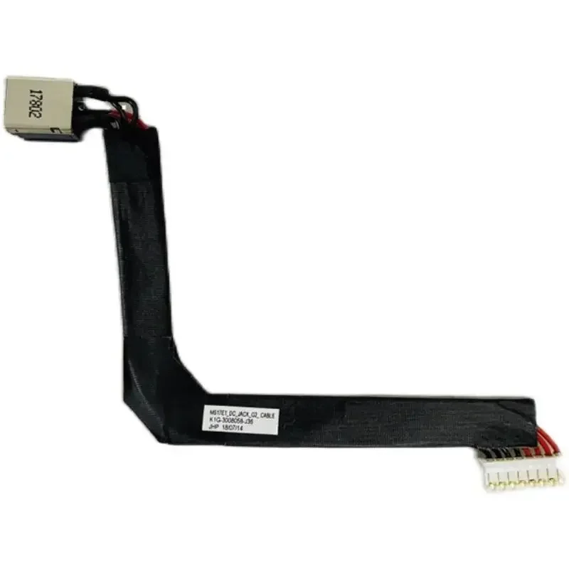 

Original laptop parts for MSI GE75 MS-17E1 ge63 GL63 gp63 ge73 gl73 dc-in power socket charging wire cable connector 8pin