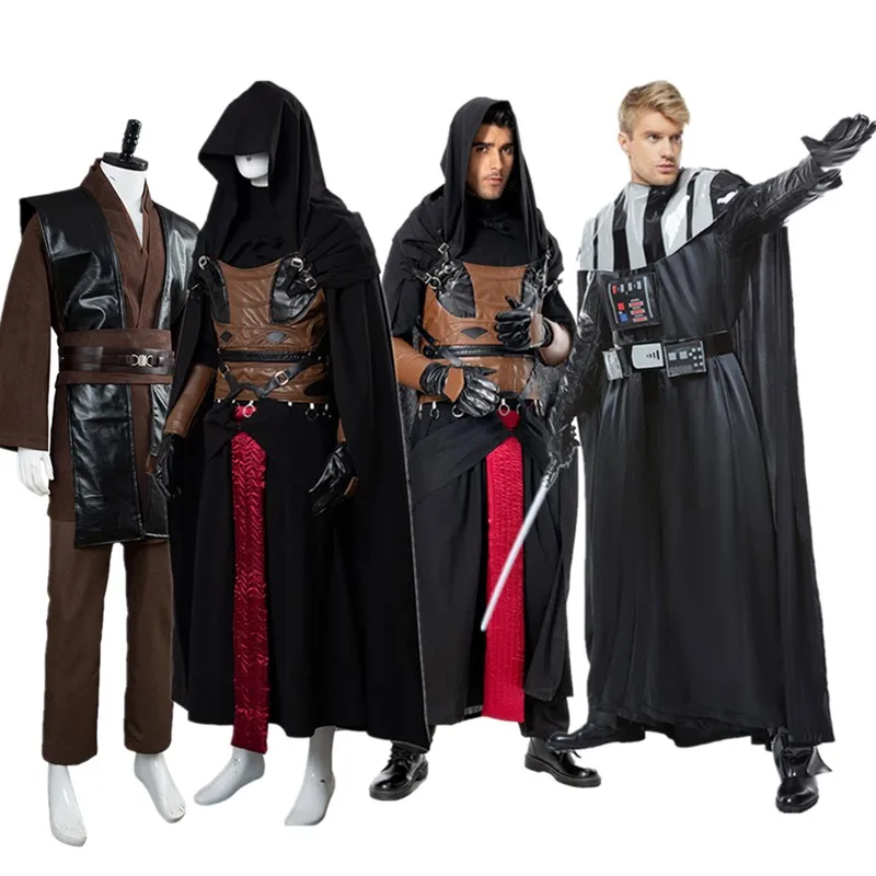 Revan Cosplay Fantasia Space Battle Knight Disguise Costume Adult Men Fantasy Cloak Outfits Halloween Carnival Party Suit